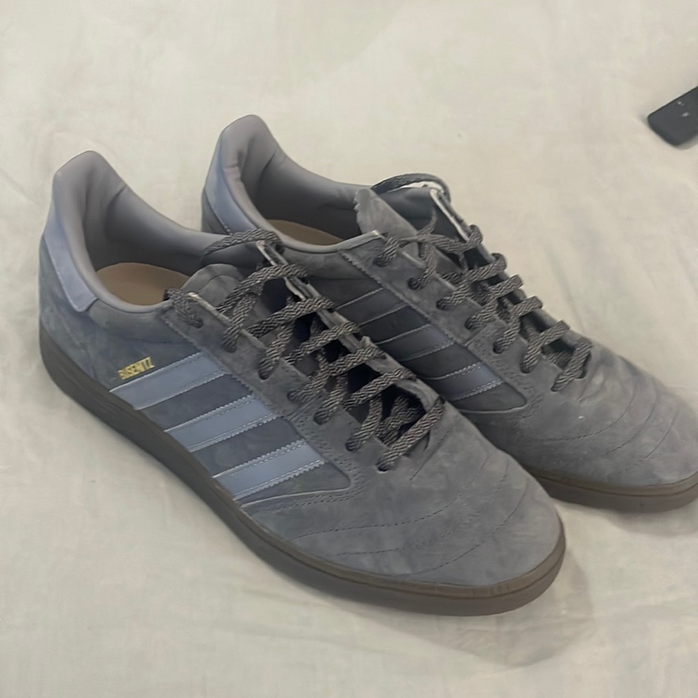 Adidas Busenitz Skate shoes.  Size 10.5 grey suede .